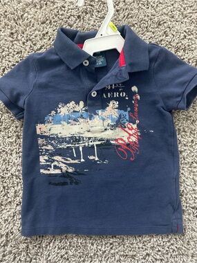 18 months Navy Blue Polo Shirt - Classic Short Sleeve
